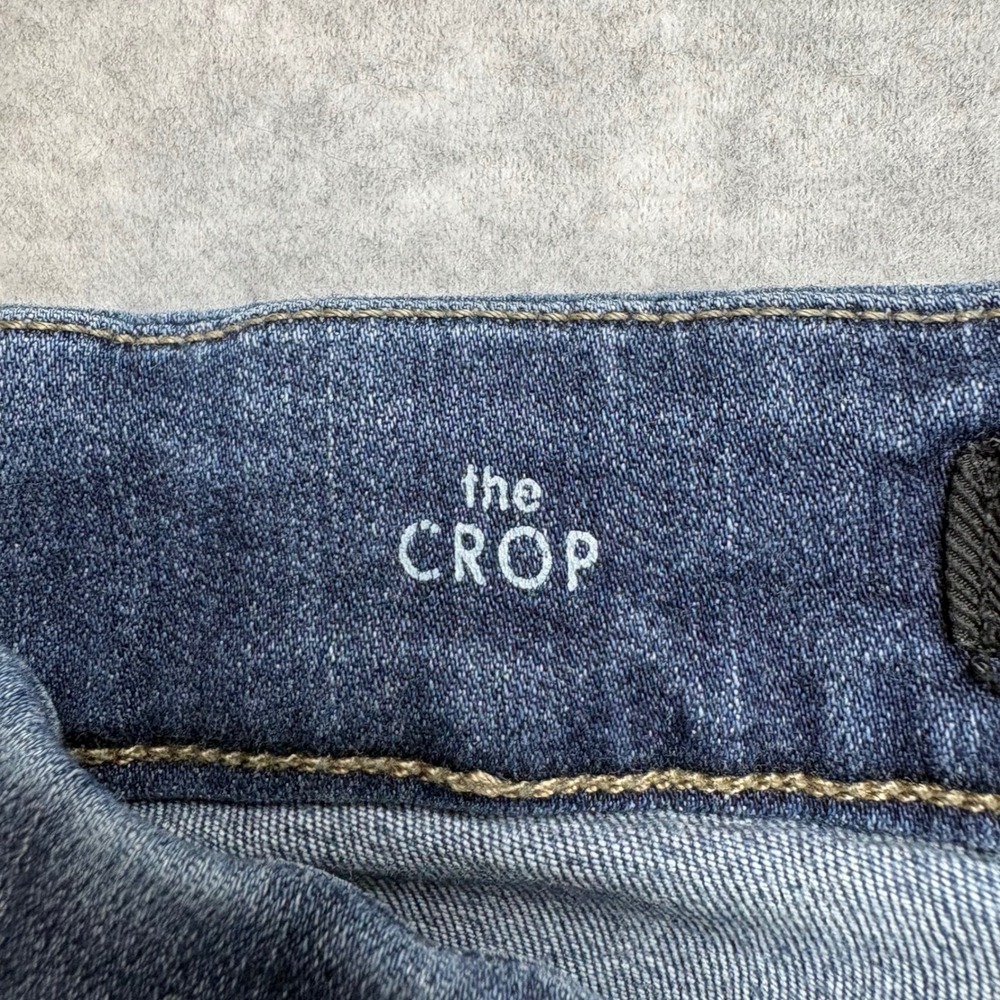 Liverpool Los Angeles The Crop Jeans Womens 0/25 Blue Raw‎ Hem Stretch Denim - Picture 10 of 13